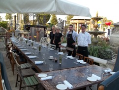 Three Pigeons Summer Function Chef Sam & team