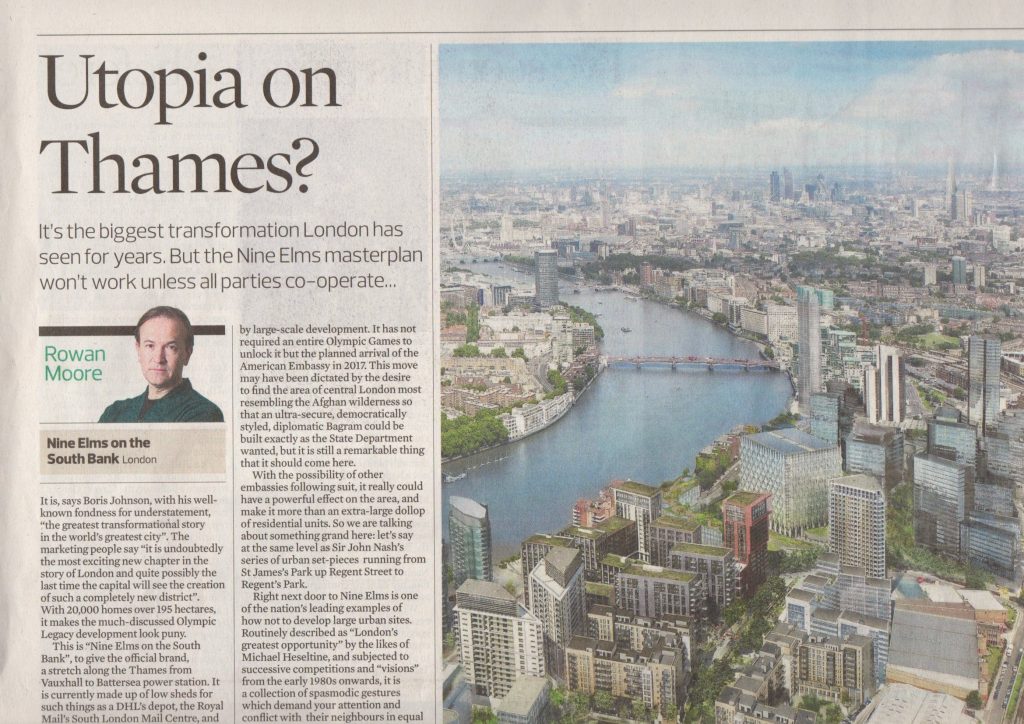 "Utopia on Thames", Rowan Moore, Observer