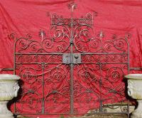 Beautiful English wrought iron gates