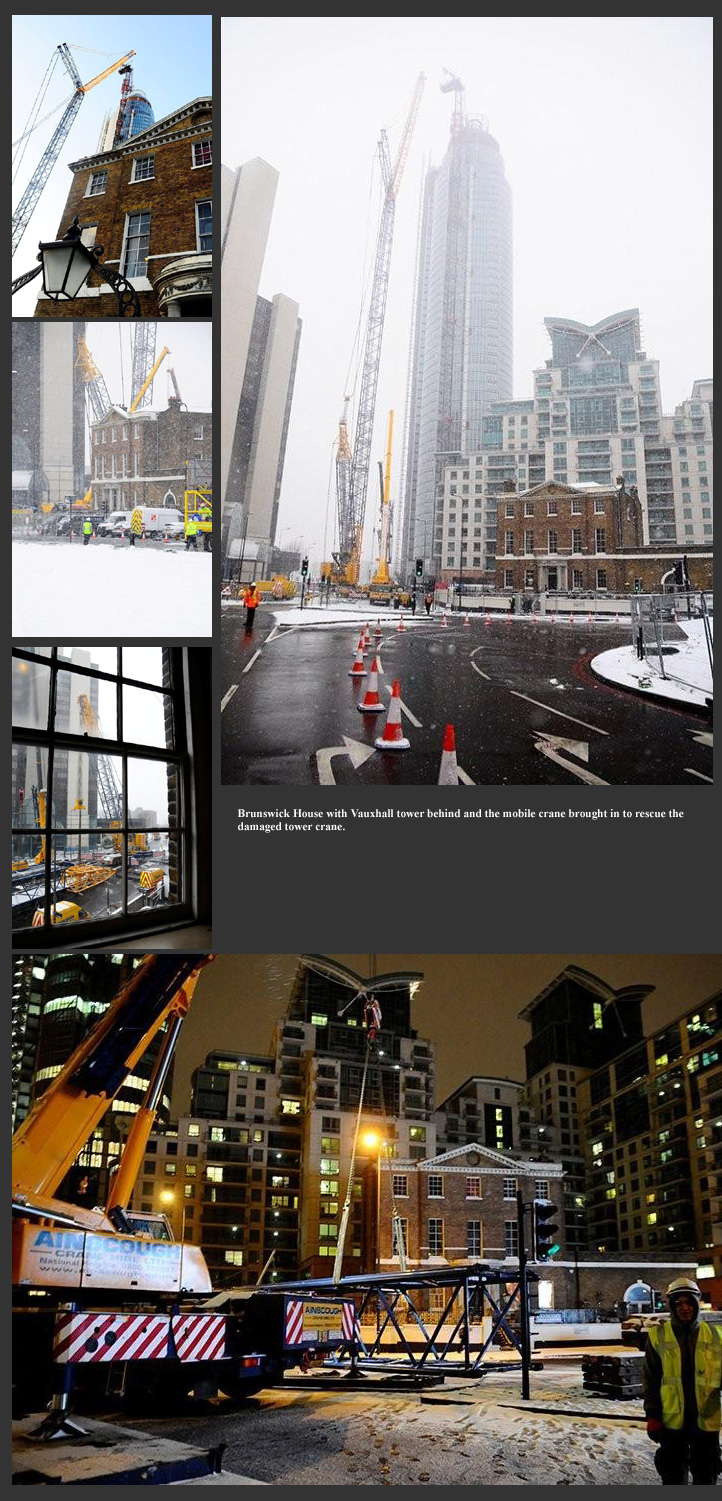 Crane Rescue, Vauxhall Tower, Nine Elms Lane SW9 Crane Rescue, Vauxhall Tower, Nine Elms Lane SW9