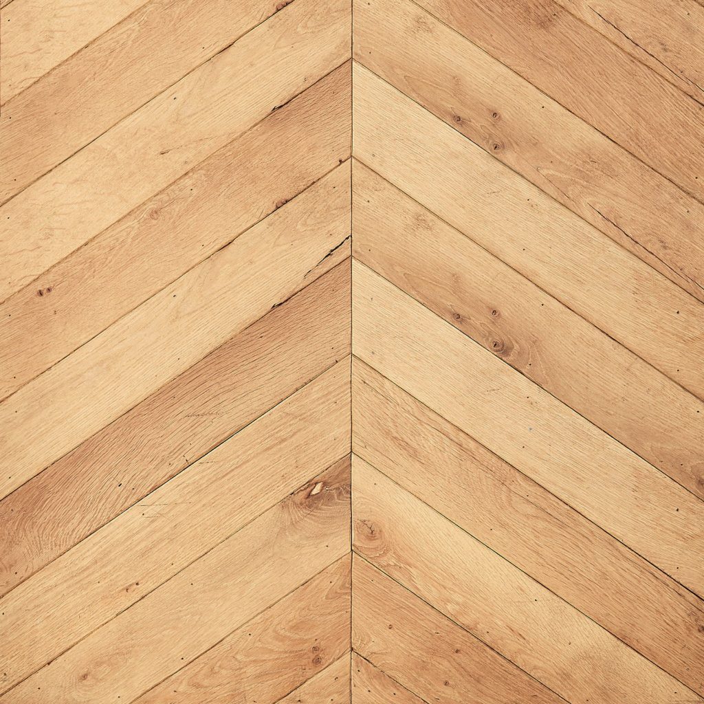 Carpathian oak chevron parquet