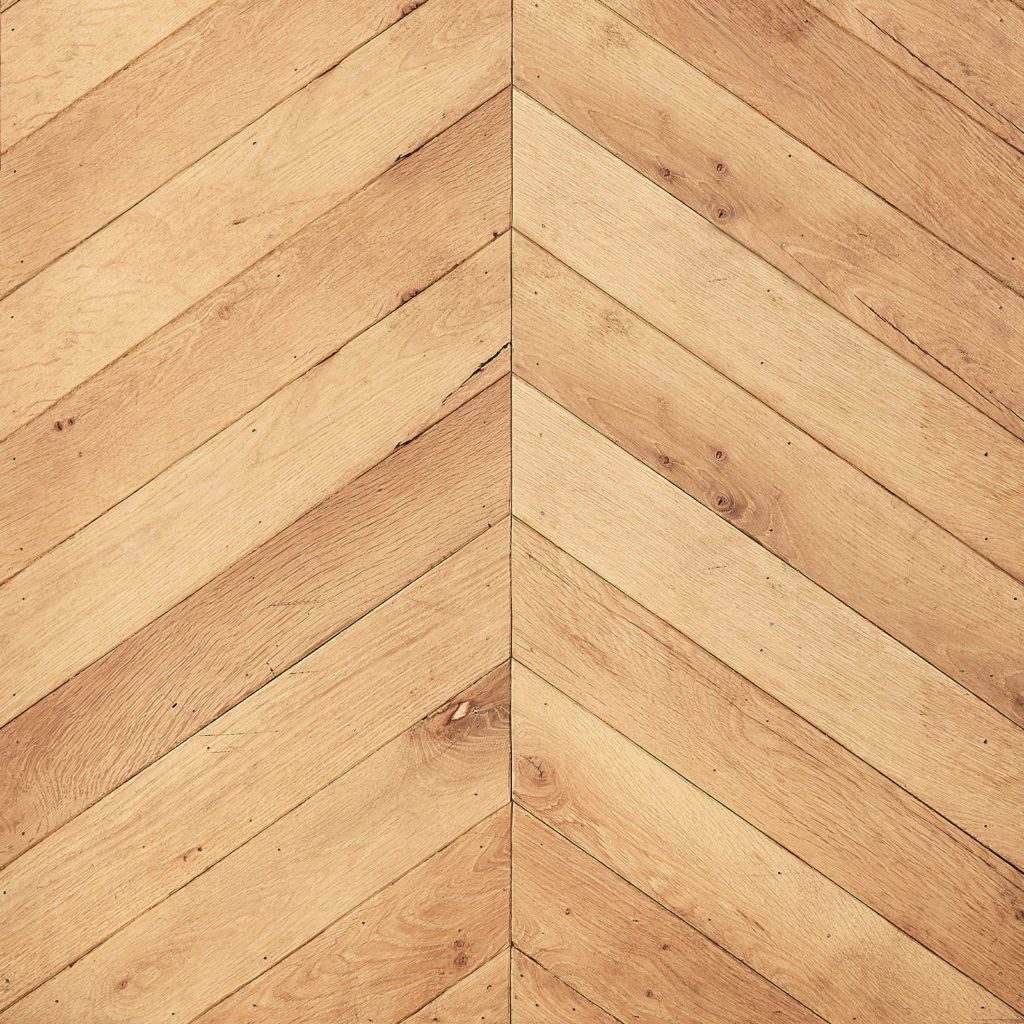 Carpathian oak chevron parquet