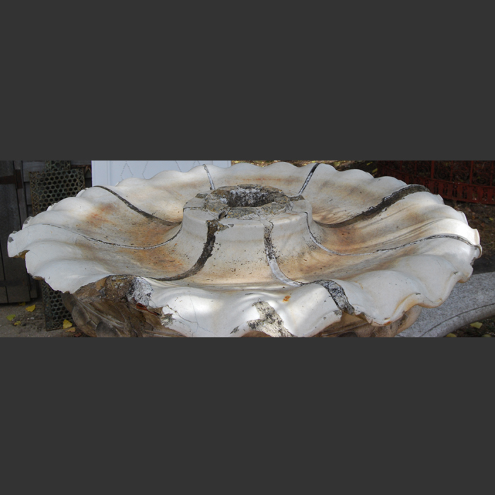 A glazed stoneware fountain bowl-118142