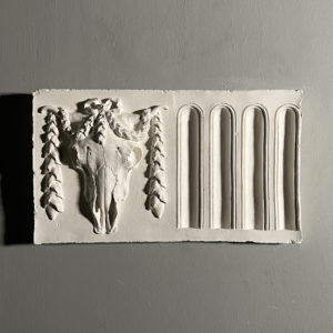 bucranium plaque