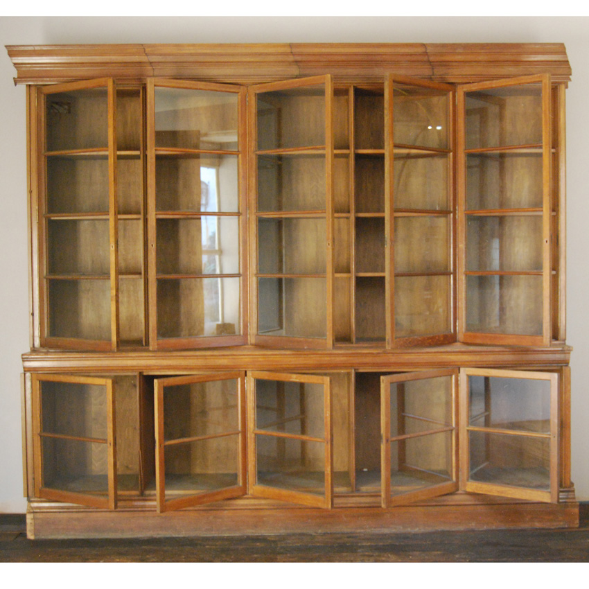 The Oak Bookcases Of James Caird, Oak Bookcase With Doors