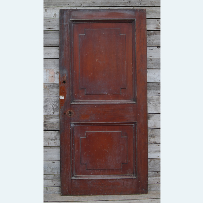 mahogany door