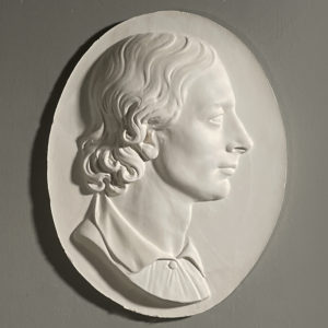 Keats profile portrait