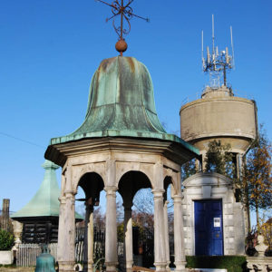 An English copper domed Bell Tower-0
