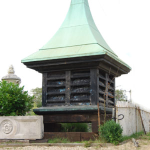 An impressive oak and pine cupola-0