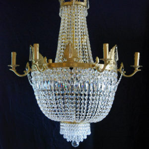 A large Empire style tent and bag chandelier-0