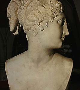 An English composition stone bust of Venus-0