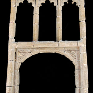 A Henry IV carved stone chimneypiece-0