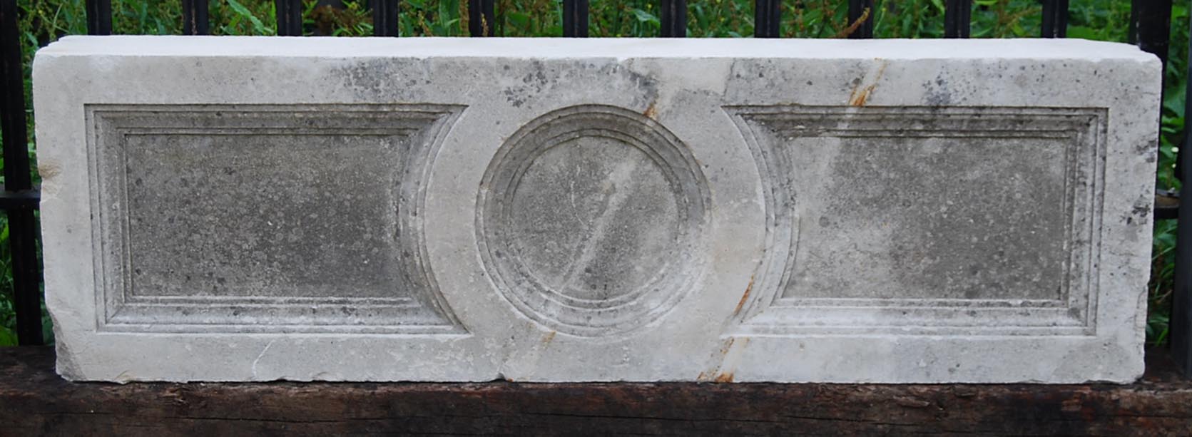 A piece of English reclaimed Portland stone masonry-0