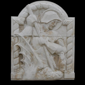 An English Portland stone plaque-0