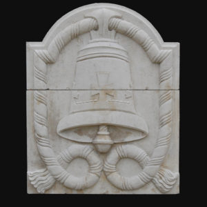 An English Portland stone plaque-0