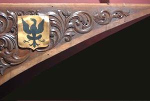One of a series of English carved oak spandrels-0
