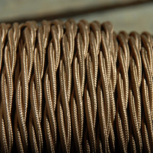 Havana Gold triple twisted electrical cable-0