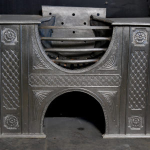 A fine George III cast-iron hob grate-0