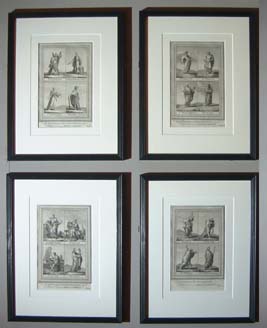 A set of four English prints-0