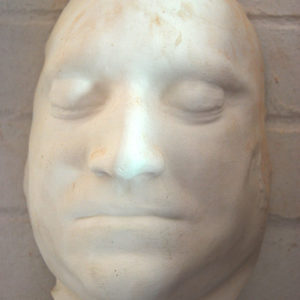 An English cast plaster death-mask of the hanged mutineer Richard Parker-0