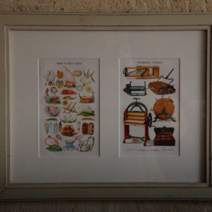 Mrs Beeton, Cromolithographs, mounted and framed-0