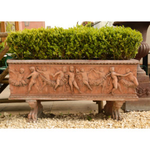 An Italian composition stone rectangular jardiniere-0