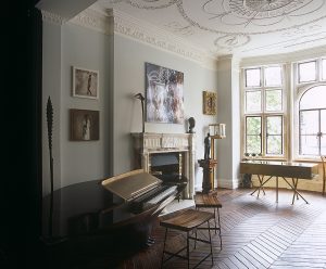 LASSCO chevron oak parquet in Jessica McCormack's Romance Room