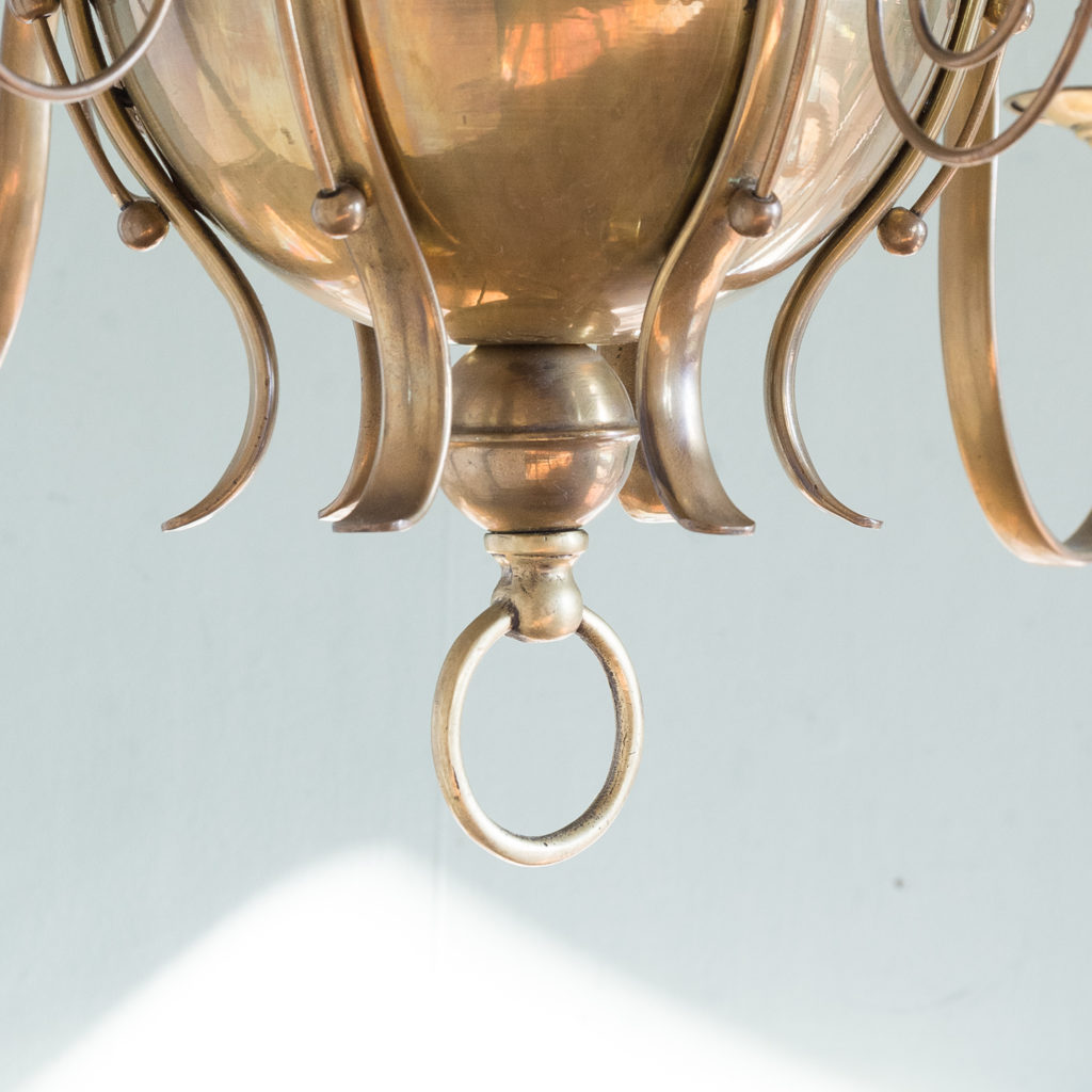 Brass twelve branch chandelier,-120635