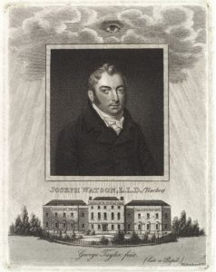 Joseph Watson, head of the Asylum for many years & Author of "Instruction for the Deaf and Dumb" in 1809