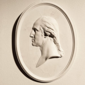 George Washington relief plaque