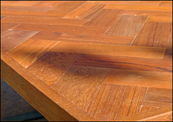 Close up for the Caramics Room, V&A Teak