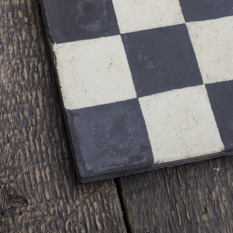 Black & white checkerboard tile,stock code 30132