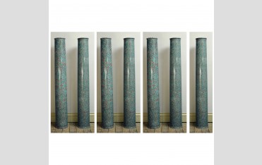 7 scagliola columns