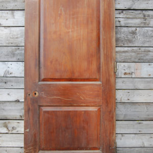 A two panelled door