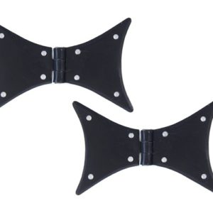 A pair of 5" butterfly hinges