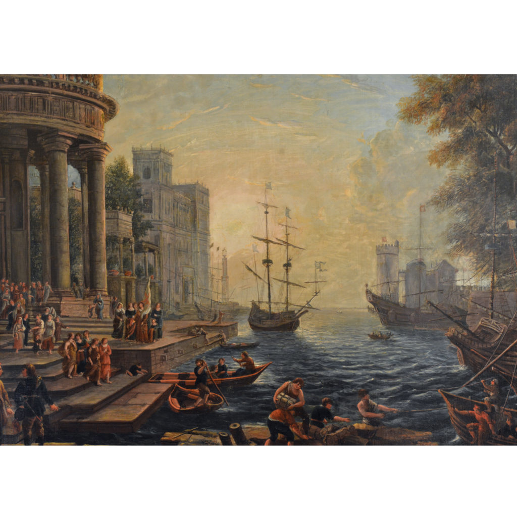 Seaport with the Embarkation of Saint Ursula