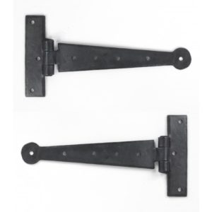 a wrought iron 9" T hinge