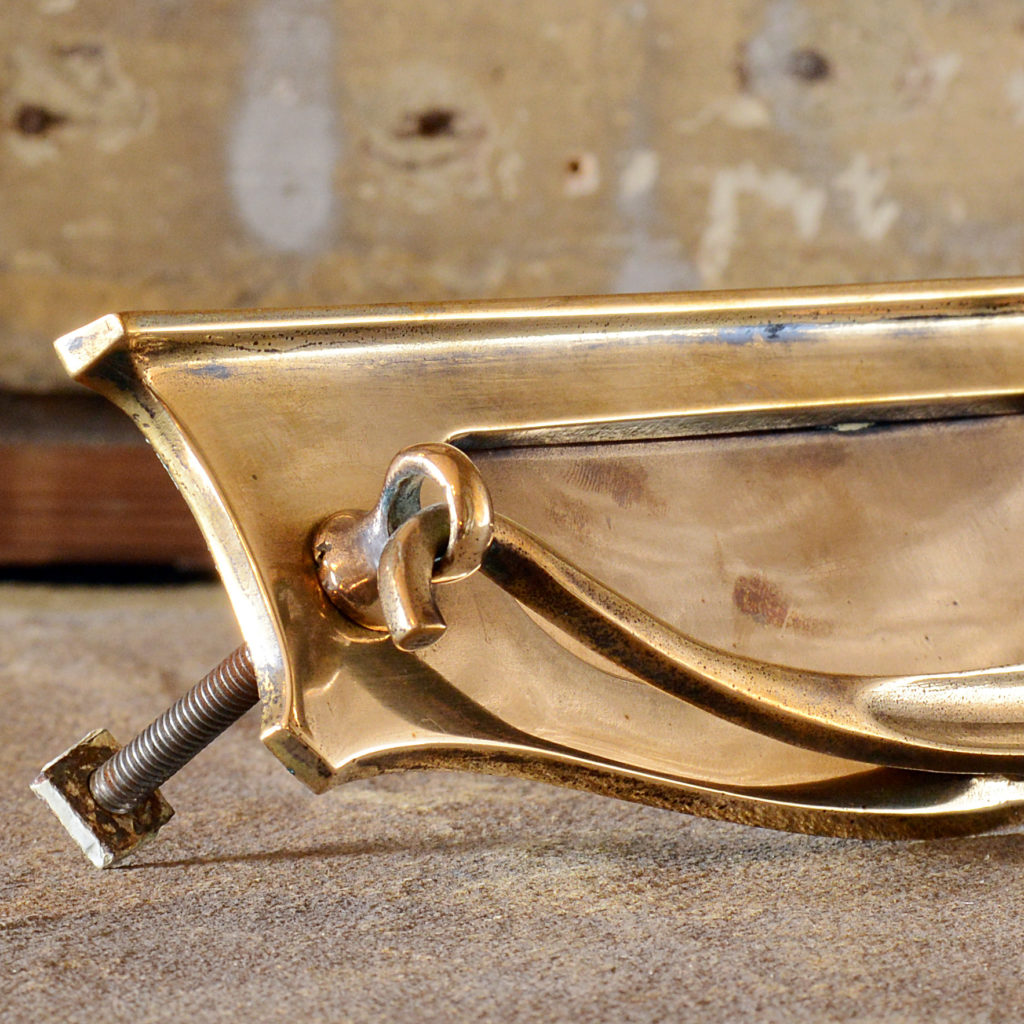 1930's brass letterplate,-95173