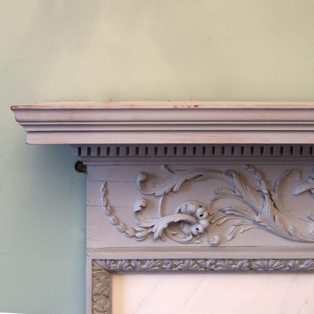 A George III pine chimneypiece,-87293