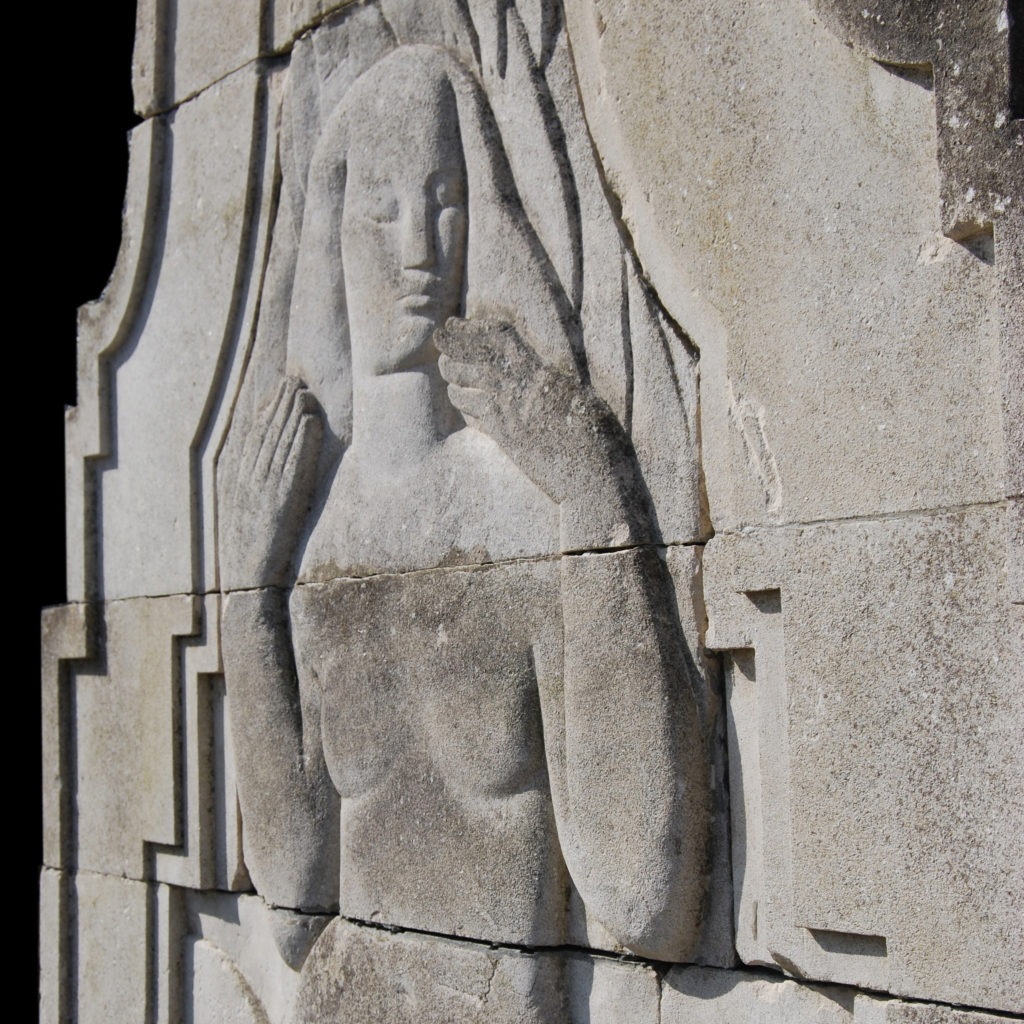 Art Deco Stone Fountain