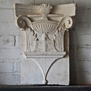 Plaster pilaster capital