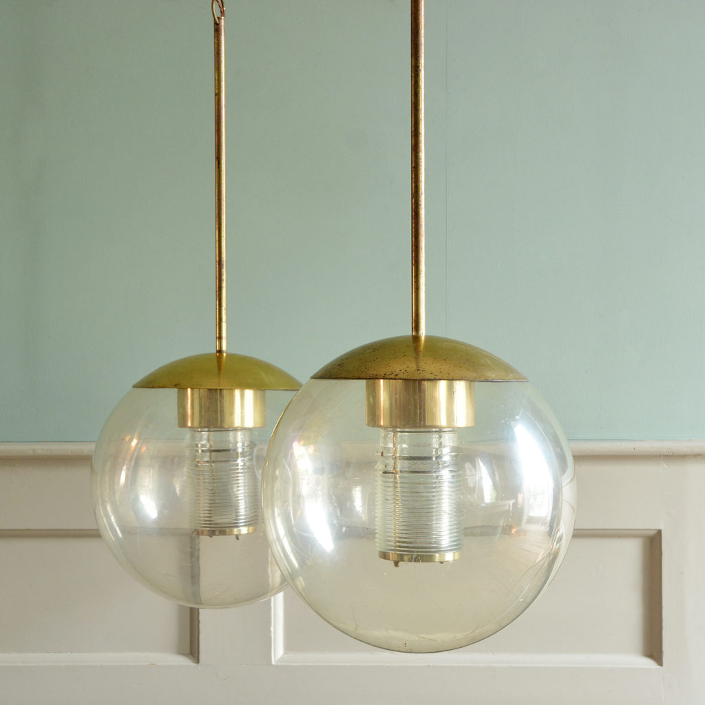 Perspex pendant lights