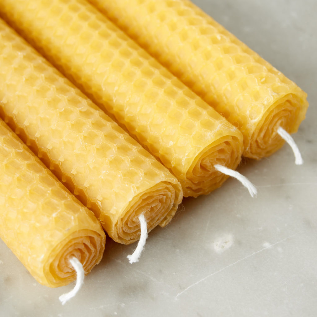 Beeswax rolled candle sticks,-104448