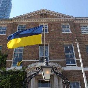 Flag of the Principality of Brunswick flying today at LASSCO