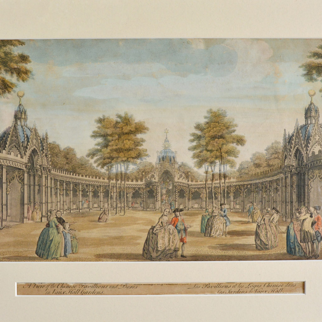 The Chinese Pavillions in Vauxhall Gardens, -89762