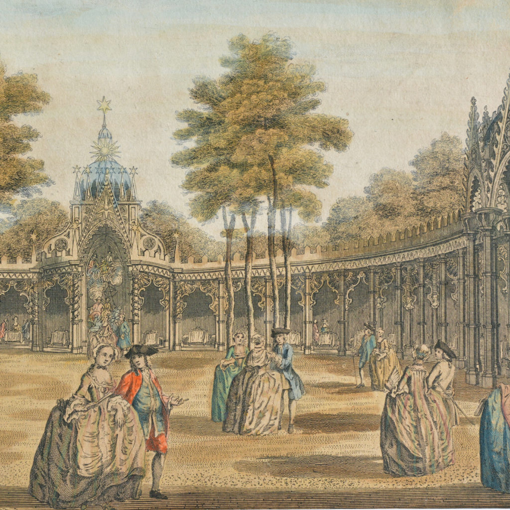 The Chinese Pavillions in Vauxhall Gardens, -89761