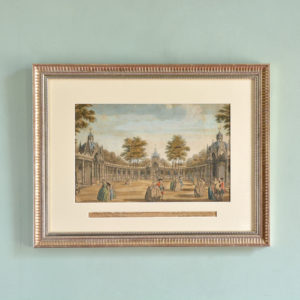 The Chinese Pavillions in Vauxhall Gardens, -0