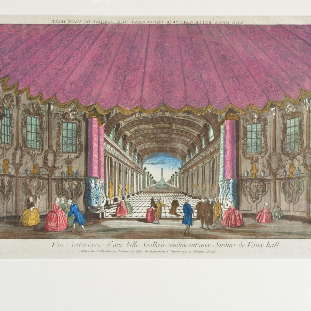 An original Vue d'Optique print,-89750