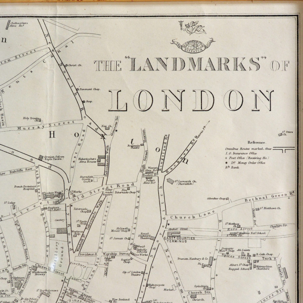 The Landmarks of London Map,-90581