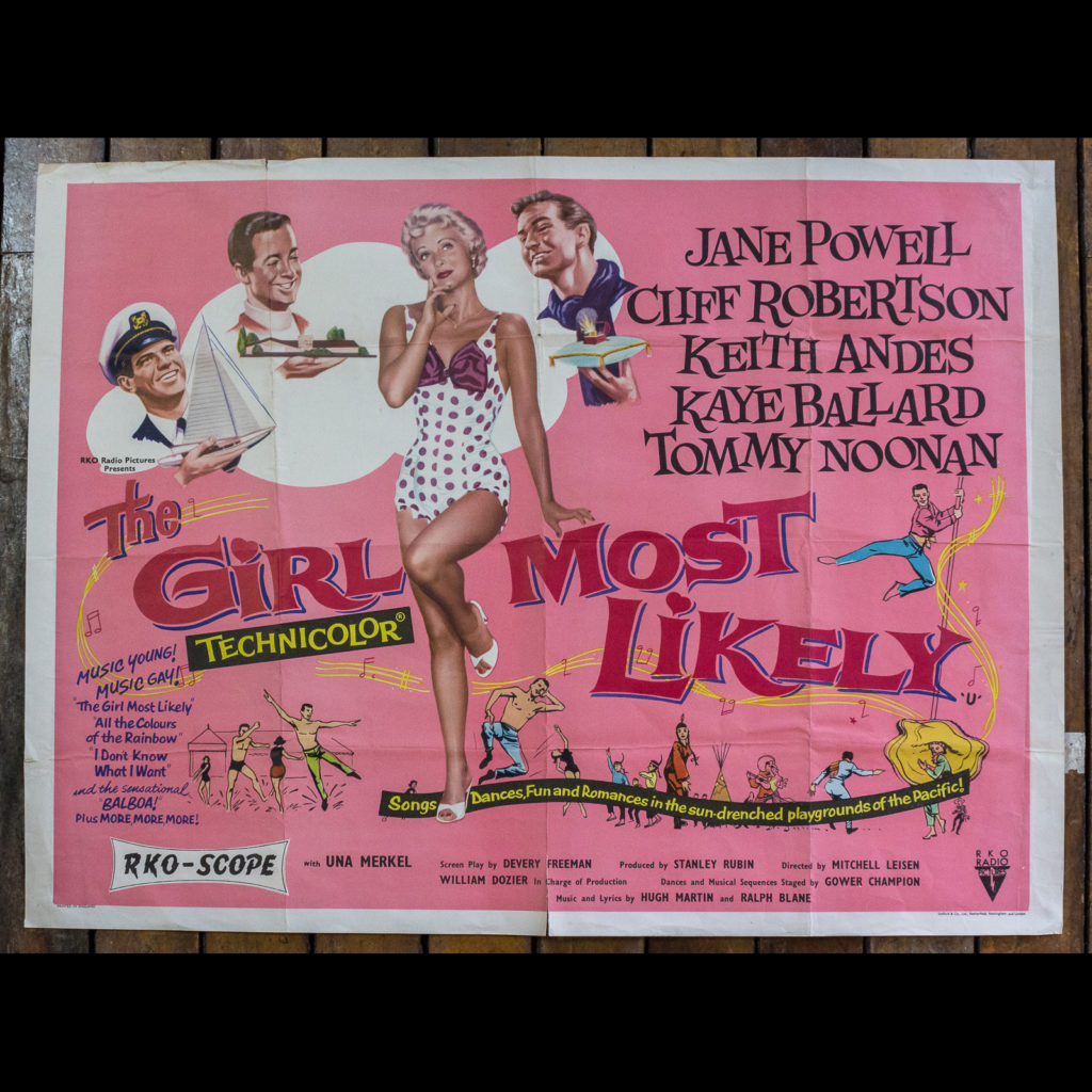 'The Girl Most Likely' original film poster,-0